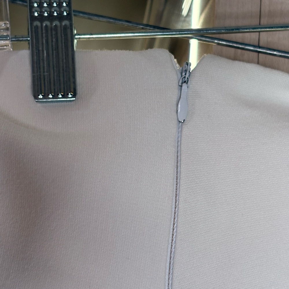 Bespoke White Wide-Leg Ponte Pants - Picture 3 of 6